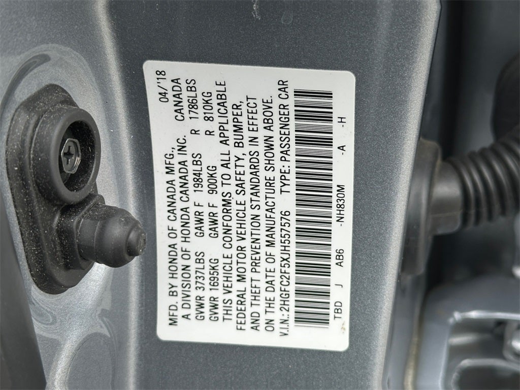 2018 Honda Civic LX - Honda Certified!