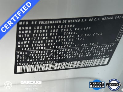 2024 Volkswagen Tiguan 2.0T S