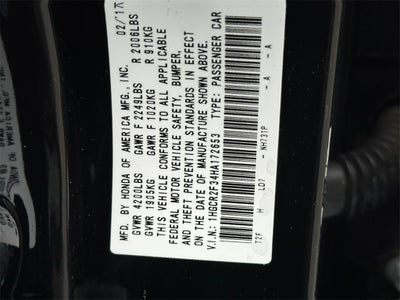 2017 Honda Accord LX