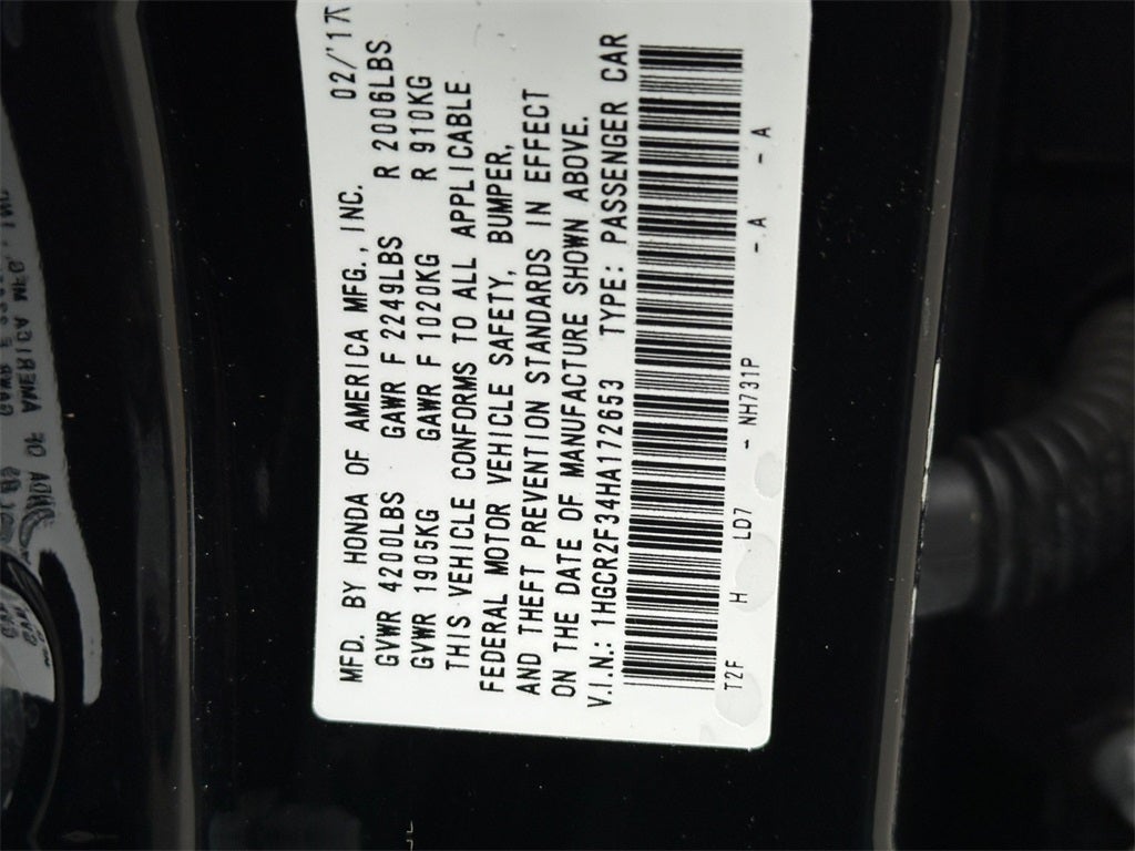 2017 Honda Accord LX