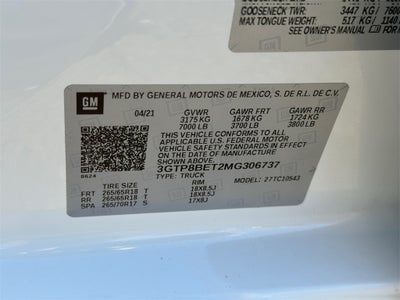 2021 GMC Sierra 1500 SLE