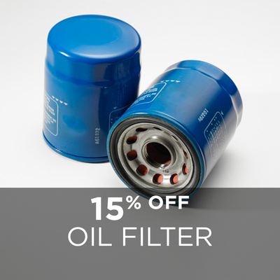 15% Off Oil Filters
